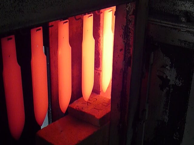 Nisaku Knives heat treatment