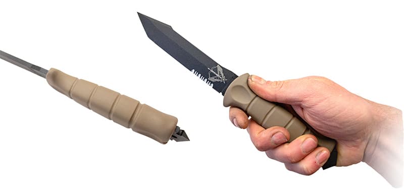 ידית של סכין קומנדו טקטית ואילדסטיר Wildsteer Blade-H4