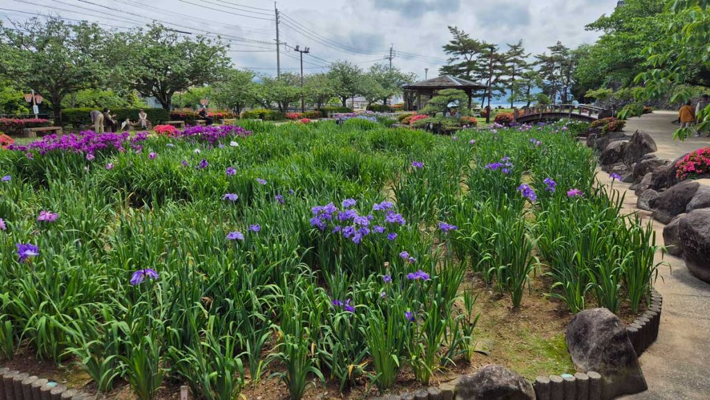 Omura castle garden